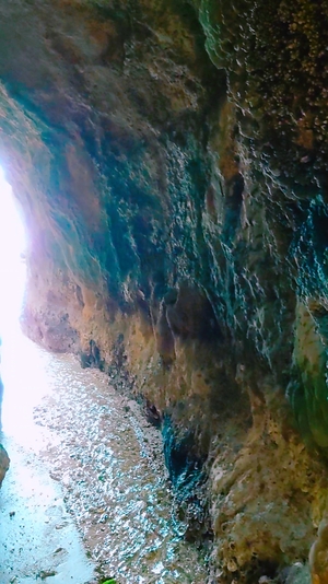 石垣島　岩石のトンネル